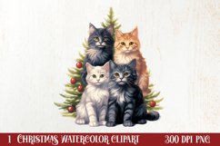 Christmas Tree With Many Dogs Clipart PNG Product Image 1