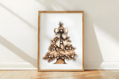 Christmas Trees Bow Clipart Product Image 3