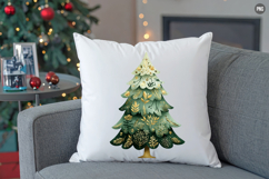 Christmas Tree Clipart PNG, Cute Christmas Tree Product Image 1