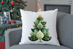 Christmas Tree Clipart PNG, Cute Christmas Tree Product Image 1