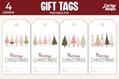 christmas trees gift tags