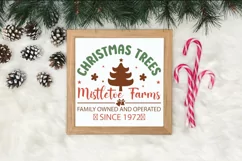 Christmas trees mistletoe farms family owned and SVG Product Image 3