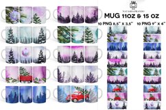 Christmas tree Mug Sublimation wrap