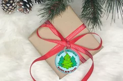 Ornament Sublimation | Merry Christmas Ornament Sublimation Product Image 2