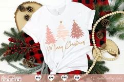 Christmas trees SVG, Christmas t-shirt cutting files Product Image 1