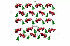 christmas truck 40oz quencher tumbler sublimation full wrap high resolution transparant background