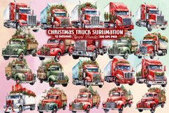 Christmas Truck Clipart Bundle, Christmas Truck Sublimation Bundle, Watercolor Christmas Vintage Truck Png, Christmas Truck Clipart Bundle, Christmas Truck, Christmas Tree Farm, Christmas Delivery, Rustic Pickup, new Year Clipart, Watercolor Truck, Red Tr