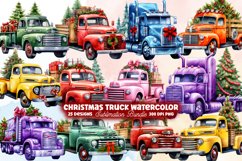 Christmas Truck Sublimation Clipart Bundle, Christmas Truck Clipart, Christmas Truck Clipart Bundle, Christmas Truck Watercolor, Watercolor Christmas Truck, Christmas Truck Sublimation, Christmas Truck, Christmas Truck Clip Art, Christmas Truck Sublimatio