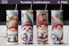 Christmas Gnome Tumbler | Christmas Tumbler Wrap Product Image 1