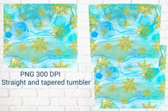 Christmas tumbler sublimation alcohol ink wrap 20 oz Product Image 2