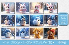 Tumbler Xmas, Christmas Tumbler wrap Bundle 20 Oz sublimation design PNG. This 20 oz skinny Christmas tumbler sublimation design product contains 105 designs with Christmas Baby Animals, Owls, Santa, 3D Flowers and Snowman
