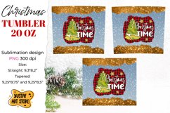Christmas time tumbler sublimation shine design Product Image 2