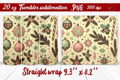 Christmas Pattern | Christmas | Tumbler Wrap Product Image 1
