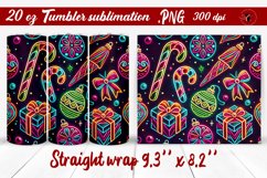 Christmas Pattern | Christmas | Tumbler Wrap Product Image 1