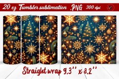 Christmas Pattern | Christmas | Tumbler Wrap Product Image 1