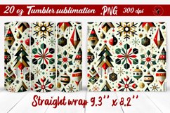 Christmas Pattern | Christmas | Tumbler Wrap Product Image 1