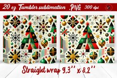 Christmas Pattern | Christmas | Tumbler Wrap Product Image 1
