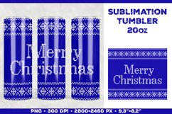 Sublimation Christmas Tumbler Design with Christmas Wishes Product Image 1