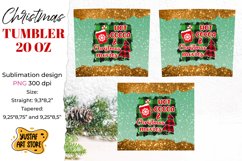 Christmas cocoa tumbler sublimation wrap shine glitter Product Image 2