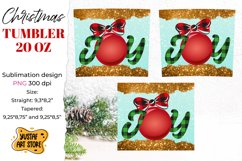 Christmas glitter tumbler sublimation bundle. 12 design Product Image 5