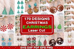 Huge Earrings Bundle Laser Cut. Earrings SVG Bundle. Product Image 2