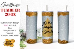Sparkle Christmas tumbler sublimation wrap shine glitter Product Image 1