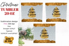 Sparkle Christmas tumbler sublimation wrap shine glitter Product Image 2