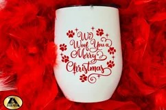 Christmas Ornament SVG We Woof You a Merry Christmas SVG Product Image 6