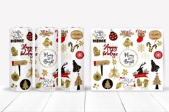 Christmas Tumbler Sublimation Bundle I 20 Oz Christmas Quotes Tumbler PNG
