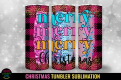 Merry Christmas Sublimation I 20 Oz Christmas Tumbler PNG