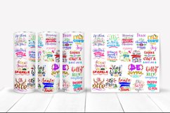 Christmas Tumbler Sublimation Bundle I 20 Oz Christmas Quotes Tumbler PNG
