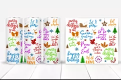 Christmas Tumbler Sublimation Bundle I 20 Oz Tumbler PNG