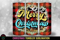 Merry Christmas Sublimation I 20 Oz Christmas Tumbler PNG