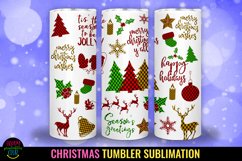 Christmas Tumbler Sublimation Bundle I 20 Oz Tumbler PNG