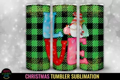 Christmas Gnome Love Tumbler Sublimation I Holiday 20 Oz Tumbler PNG