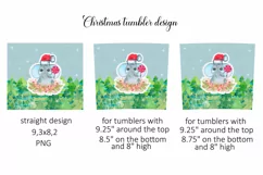 Christmas Tumbler Sublimation design 20 Oz Product Image 2