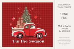 Christmas tumbler, Christmas red truck and christmas tree Product Image 2