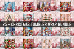 Christmas Tumbler Wrap Sublimation Bundle Product Image 1
