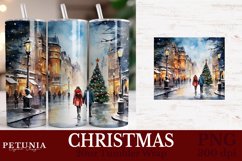 Christmas sublimation design being used as a Christmas 20oz Tumbler wrap Sublimation print