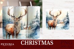 Christmas sublimation design being used as a Christmas 20oz Tumbler wrap Sublimation print