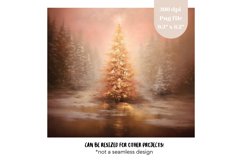 Christmas Tumbler Wrap Winter Forest Scene Tumbler Png