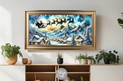 Christmas frame TV art