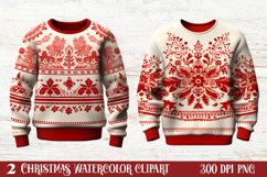 Christmas Ugly Sweater Clipart, Christmas Ugly Sweater Clipart Bundle, Christmas Ugly Sweater Watercolor, Watercolor Christmas Ugly Sweater, Christmas Ugly Sweater Sublimation, Christmas Ugly Sweater, Christmas Ugly Sweater Clip Art, Christmas Ugly Sweate