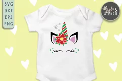 Girl Christmas SVG | Christmas | Christmas Unicorn Product Image 3
