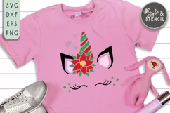 Girl Christmas SVG | Christmas | Christmas Unicorn Product Image 5