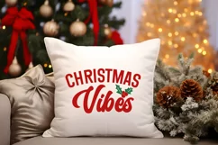 Christmas vibes SVG , Christmas Quotes and Sayings SVG Product Image 3