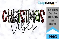 Christmas Sublimation PNG - Christmas Vibes Product Image 1