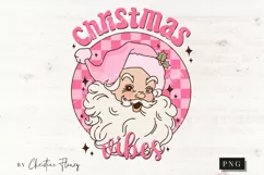 Pink Christmas Vibes PNG | Christmas PNG Product Image 4