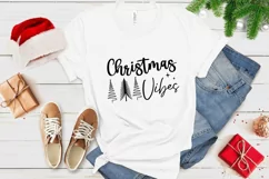 Christmas Vibes SVG, Christmas Vibes holiday SVG Product Image 2