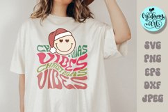 Christmas vibes svg, christmas png, christmas sublimation Product Image 2